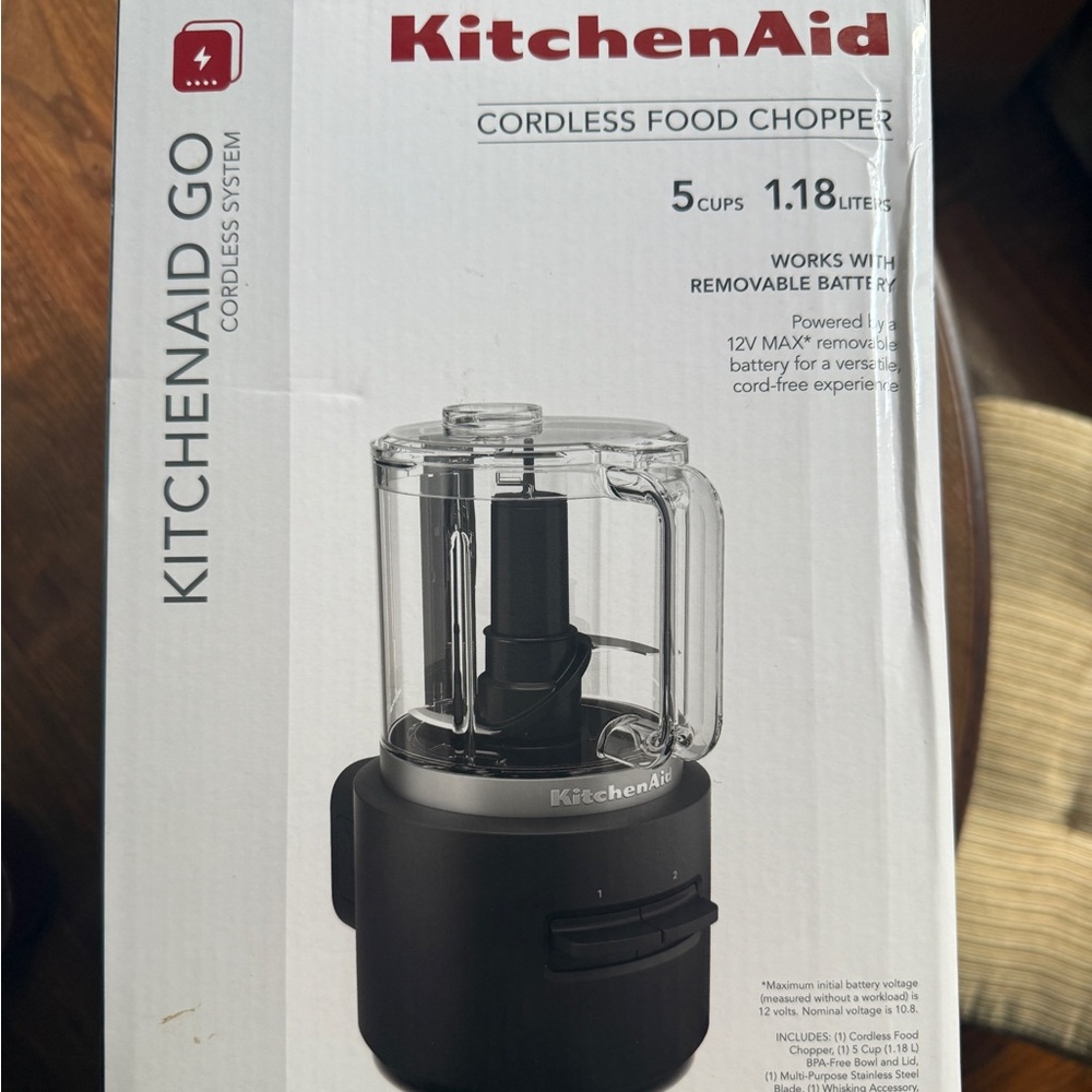 KitchenAid Cordless Food Chopper - Black